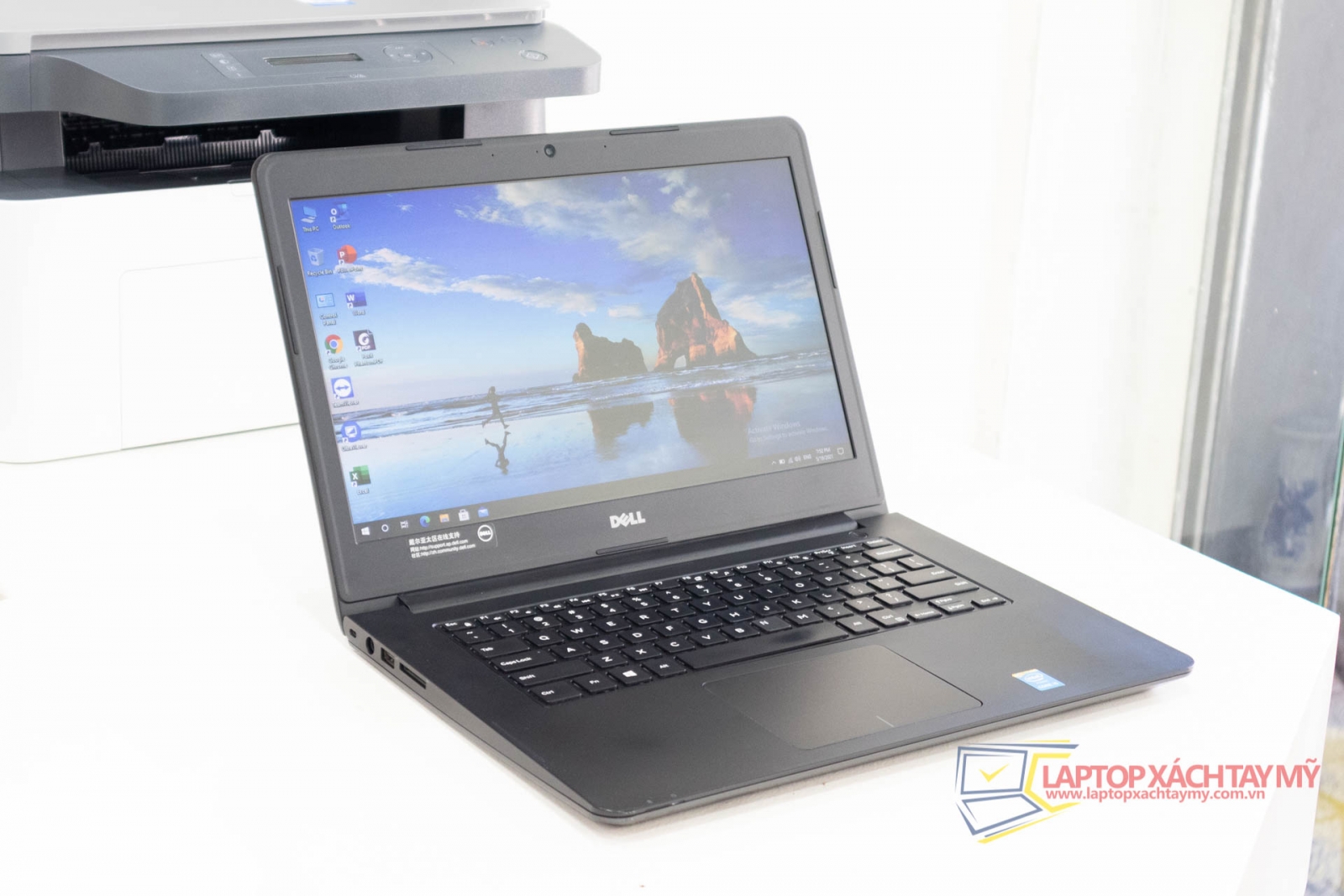 Dell Latitude 3450 laptop cu tp hcm, laptop van phong hoc sinh sinh vien 3450 Core I5-5200U, Ram 4GB, SSD 128, 14 Inches