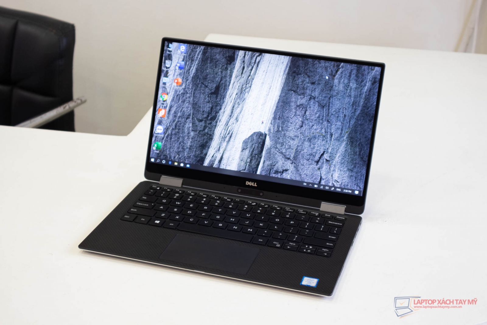 dell xps 9365 laptop cao cap doanh nhanh sieu mong nhe man cam ung laptop cu gia re