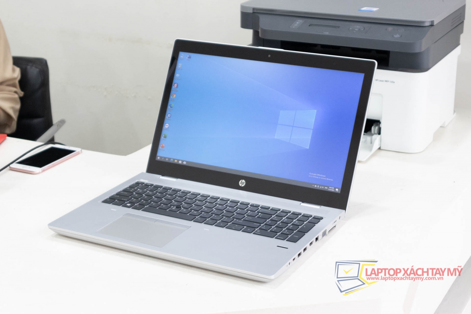HP Probook 650 G4 - Intel I7 8650U, Ram 16G, SSD 256 Gb, HDD 500Gb